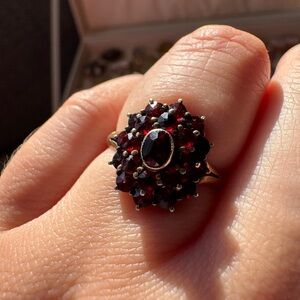 Bohemian Garnet Ring